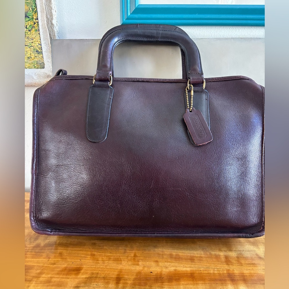 SOLD Burgundy Vintage Coach from the ‘70s!!!!